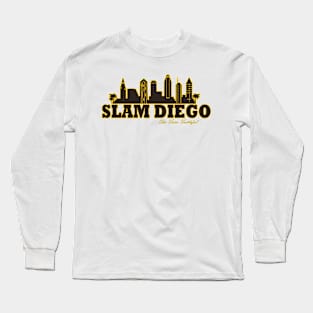 SLAM DIEGO - San Diego City Skyline - The Friar Faithful Long Sleeve T-Shirt